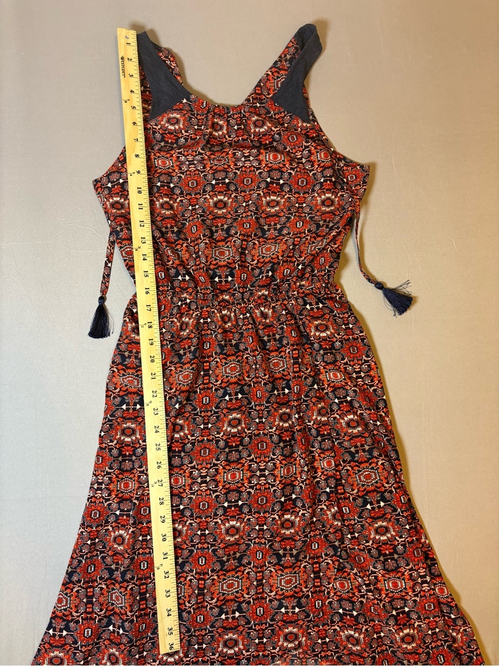 Women’s Athleta Sleeveless Printed A-Line Dress Size XS - Picture 8 of 12